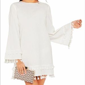 SHEIN Tassel Trim Dress